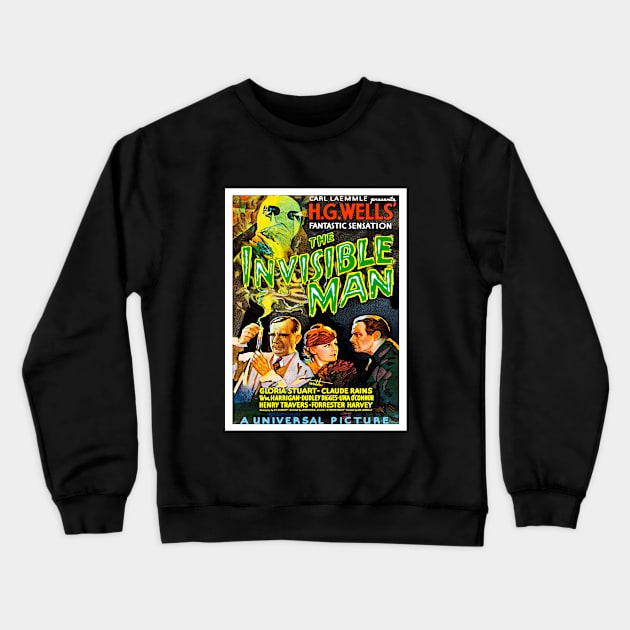 The Invisible Man 1933 Crewneck Sweatshirt by RockettGraph1cs